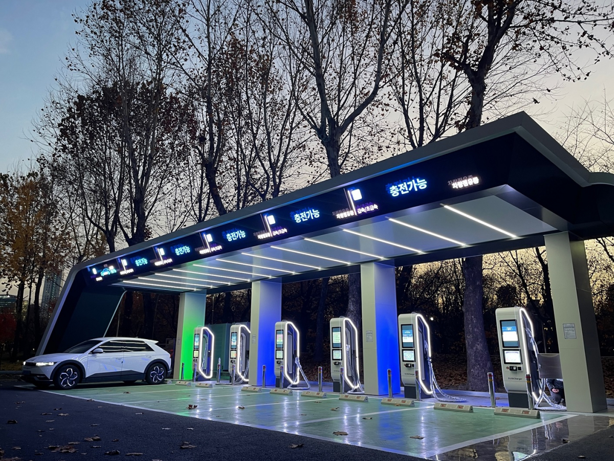 ▲‘서리풀 EV 급속충전 스테이션’ 전경. (사진제공=서초구)