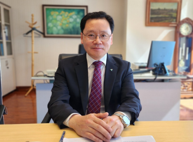 ▲민필부 하나은행 하노이 지점장. 