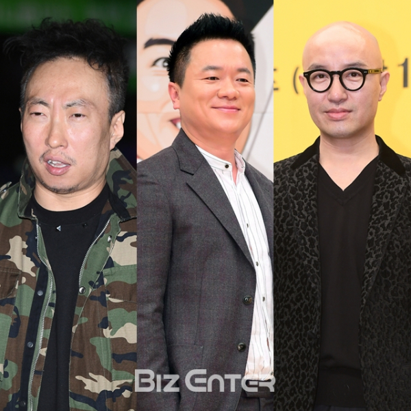 ▲박명수(왼쪽부터), 김태균, 홍석천(비즈엔터DB)
