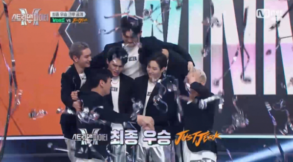 ▲저스트절크 '스맨파' 우승(사진=Mnet 방송화면 캡처)
