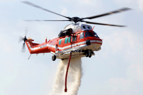 ▲한국항공우주산업(KAI)가 조달청과 수리온 산림 헬기 2대 납품계약을 체결했다.  (사진제공=한국항공우주산업(KAI))