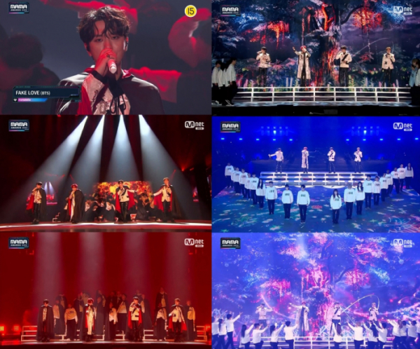 ▲포레스텔라(사진 = Mnet '2022 MAMA AWARDS' 방송 캡처)