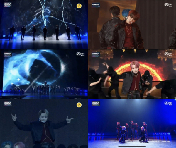 ▲템페스트(사진 = Mnet '2022 MAMA AWARDS' 방송 캡처)