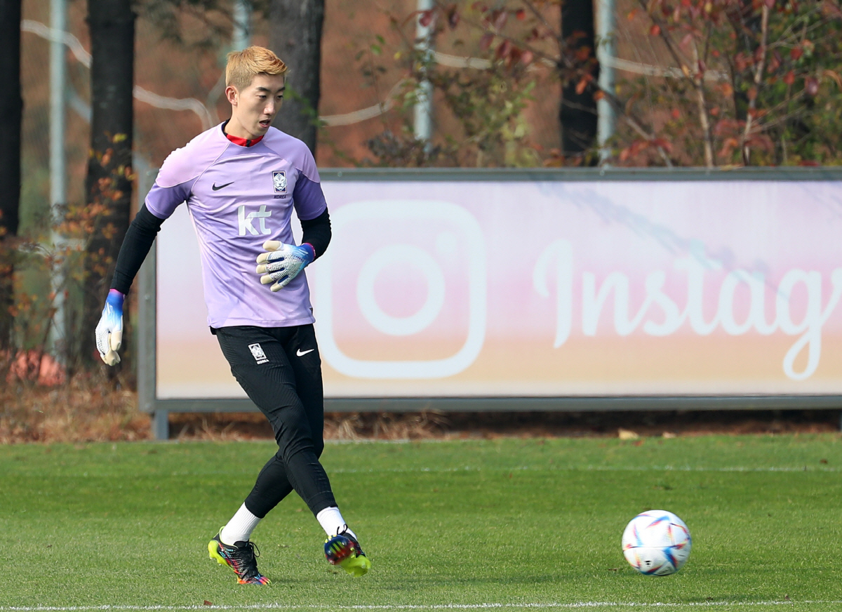 ▲훈련 중인 조현우(뉴시스)
