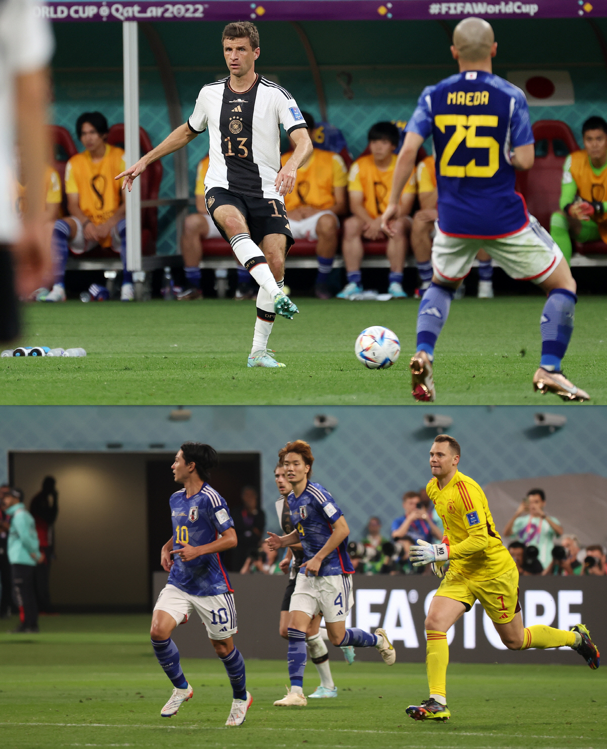 ▲뮐러(위)와 노이어(아래 오른쪽)(뉴시스)
