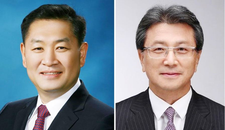 ▲삼성전자 한종희 부회장(왼쪽), 정현호 부회장