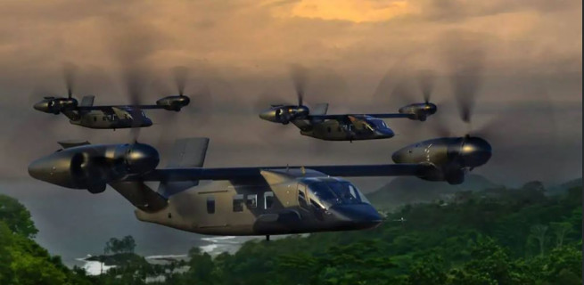 ▲미 육군의 차세대 헬기로 선정된 벨텍스트론의 V-280 밸러. 사진제공 벨텍스트론