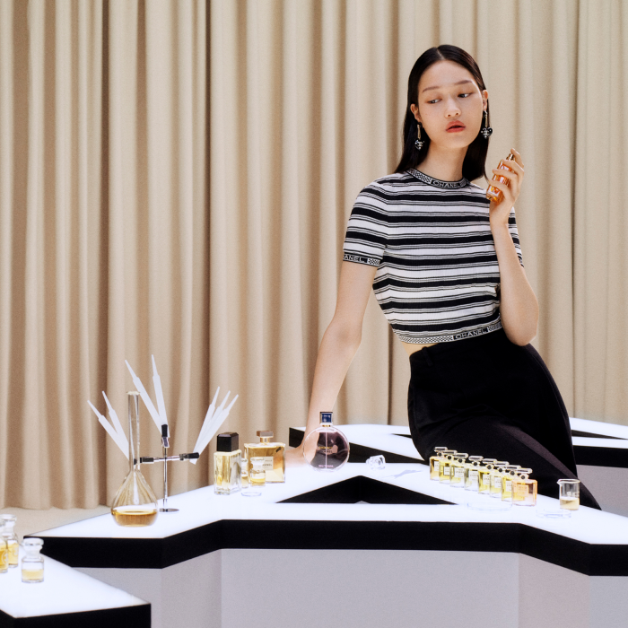 ▲샤넬 향수 체험 공간 ‘샤넬 조향 마스터클래스’.   (사진제공=샤넬)