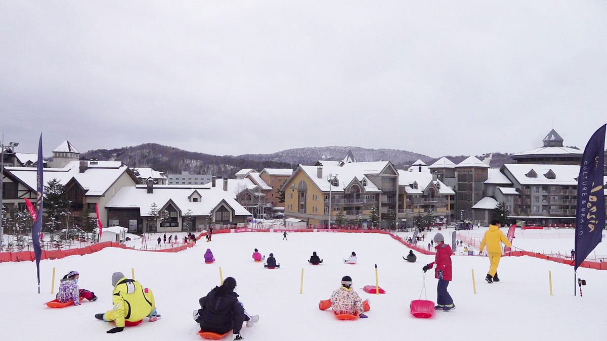 ▲알펜시아리조트 눈썰매장. (사진제공=KH그룹)