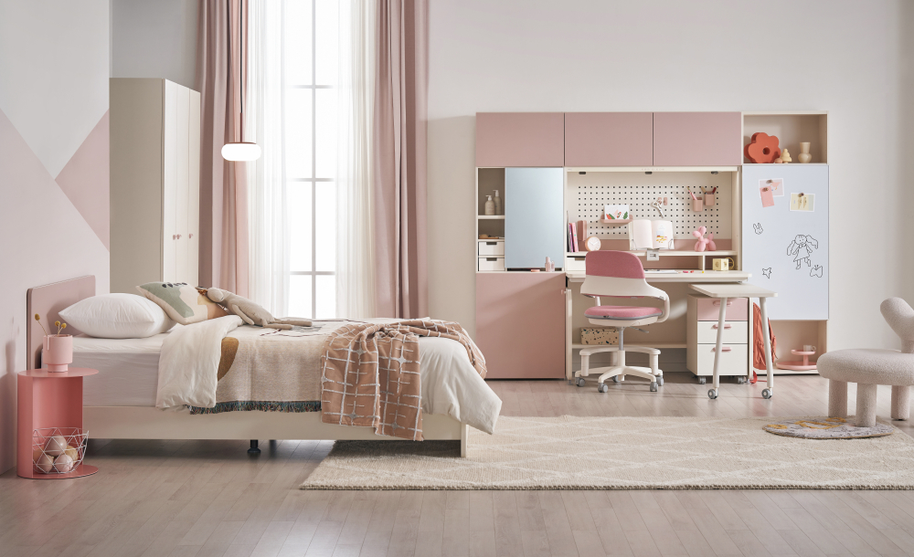 ▲한샘은 내년 새 학기를 맞아 학생ㆍ자녀방가구 브랜드 ‘조이’의 신제품 ‘조이S 2’를 출시했다.  (사진제공=한샘)