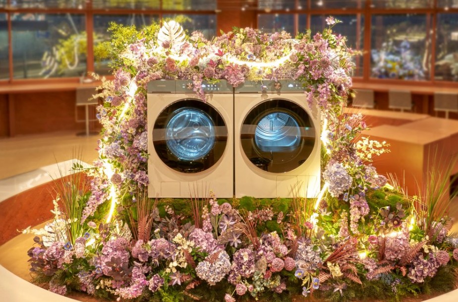 ▲복합문화공간 ‘테라스꾸까’에 마련된 전시회에서 그랑데 AI의 모습. (사진제공=삼성전자)