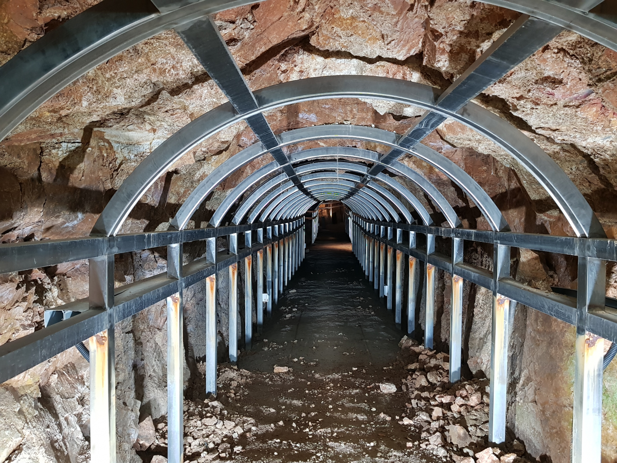 ▲궁산땅굴 내부 (사진제공=서울시)