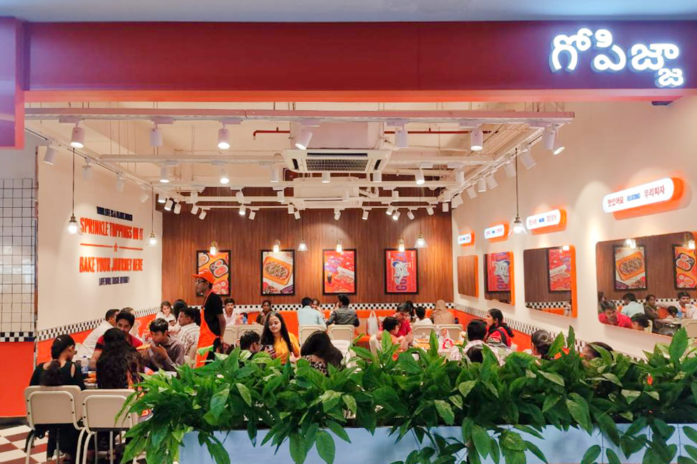 ▲고피자 인도 사라스시티 점 (사진제공=고피자)