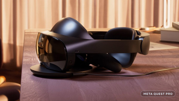 ▲메타가 10월 기업 대상 제품으로 출시한 VR 헤드셋 ‘퀘스트 프로’. (사진제공=메타)