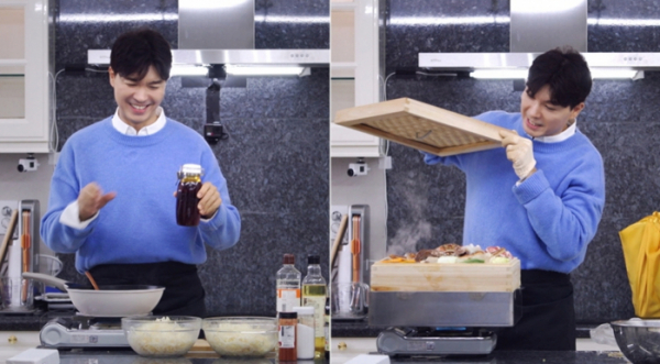 ▲팔도보양해물찜 만든 박수홍(사진제공=KBS2)
