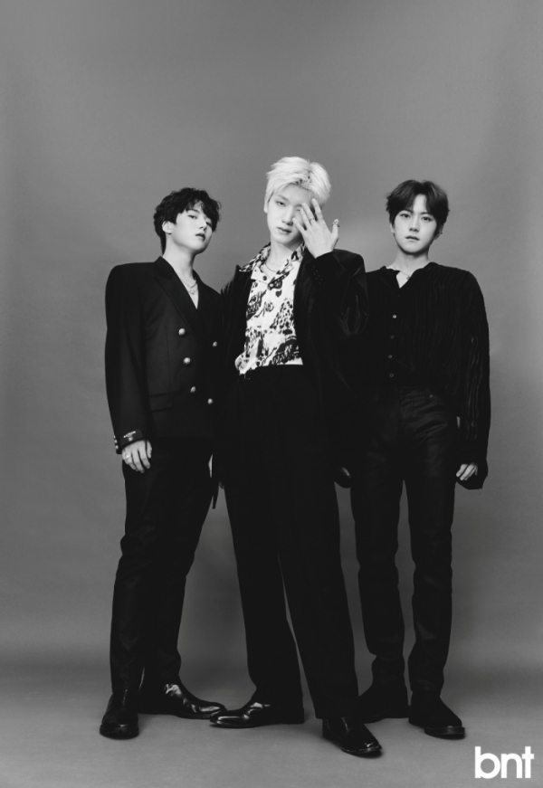 ▲저스트비 이건우·JM·전도염(사진 = bnt 제공)