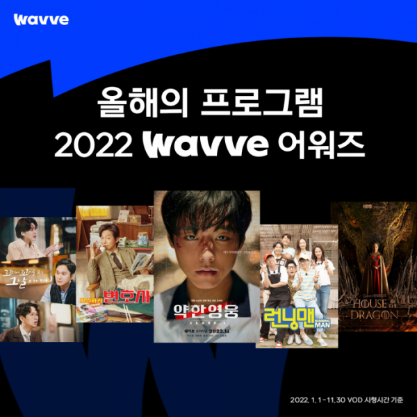 ▲‘2022 웨이브 어워즈’(사진제공=웨이브)