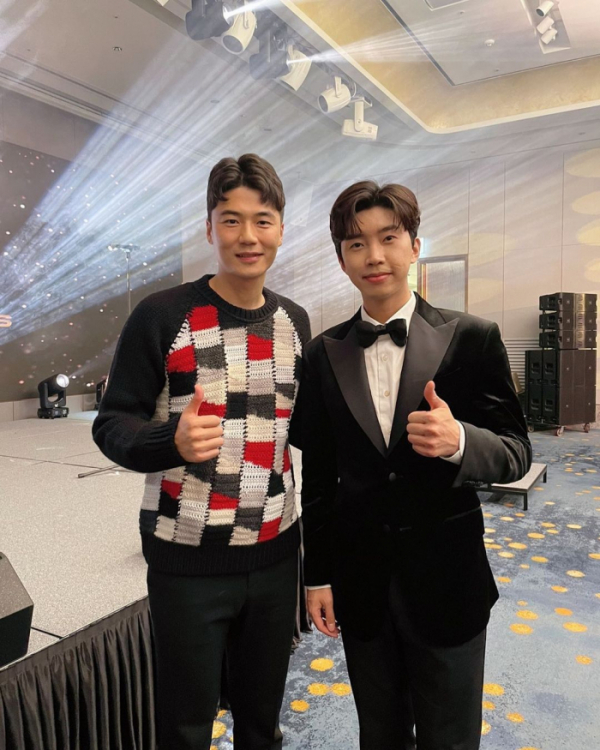 ▲기성용, 임영웅 만남(사진=기성용 인스타그램)