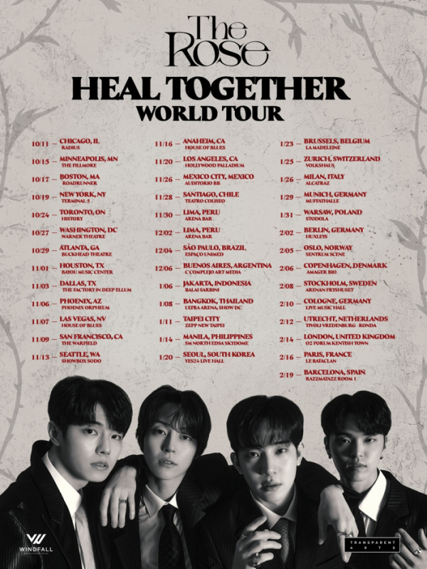 ▲밴드 더로즈(사진 = Transparent Arts(트랜스페어런트 아츠) 제공)