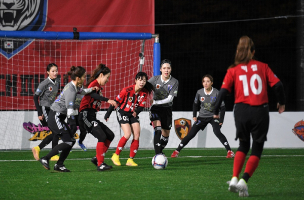 ▲'골 때리는 그녀들' 챌린지리그 첫 방출전(사진제공=SBS)