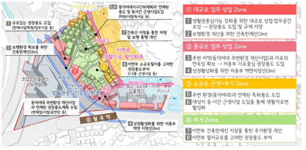 ▲성북구 월곡지구단위계획 종합 구상도 (자료제공=서울시)