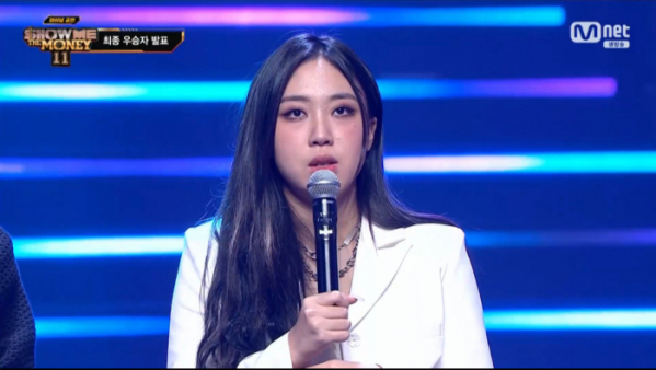 ▲'쇼미더머니11' 이영지 우승자(사진제공=Mnet)