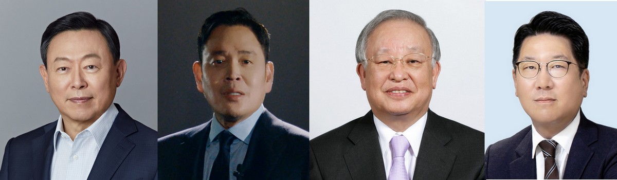 ▲(왼쪽부터) 신동빈 롯데그룹 회장, 정용진 신세계그룹 부회장, 손경식 CJ그룹 회장, 정지선 현대백화점그룹 회장. (사진제공=각사)