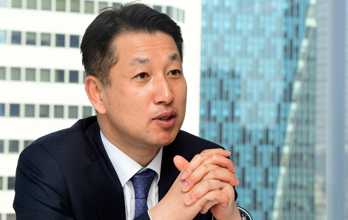 ▲김상태 신한투자증권 대표 (이투데이DB)