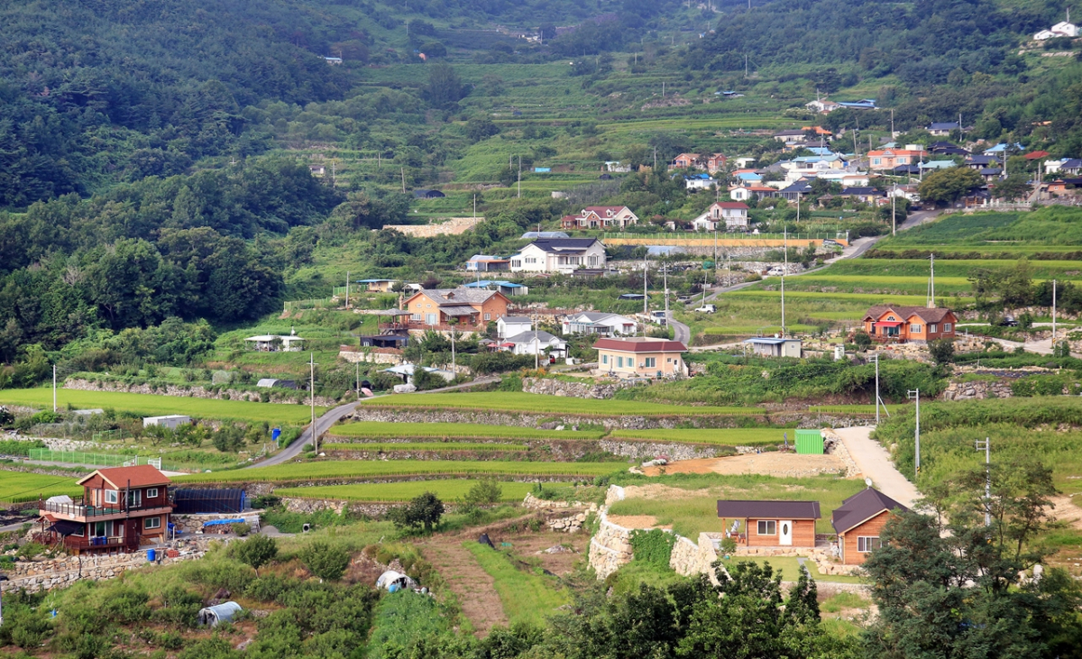 ▲경남 밀양의 전원주택지. (뉴시스)