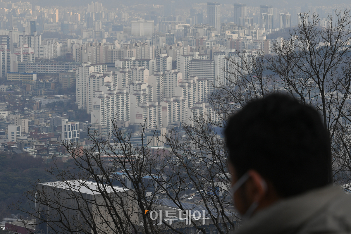 ▲서울 시내 아파트 단지 전경(사진=조현호 기자 hyunho@)
