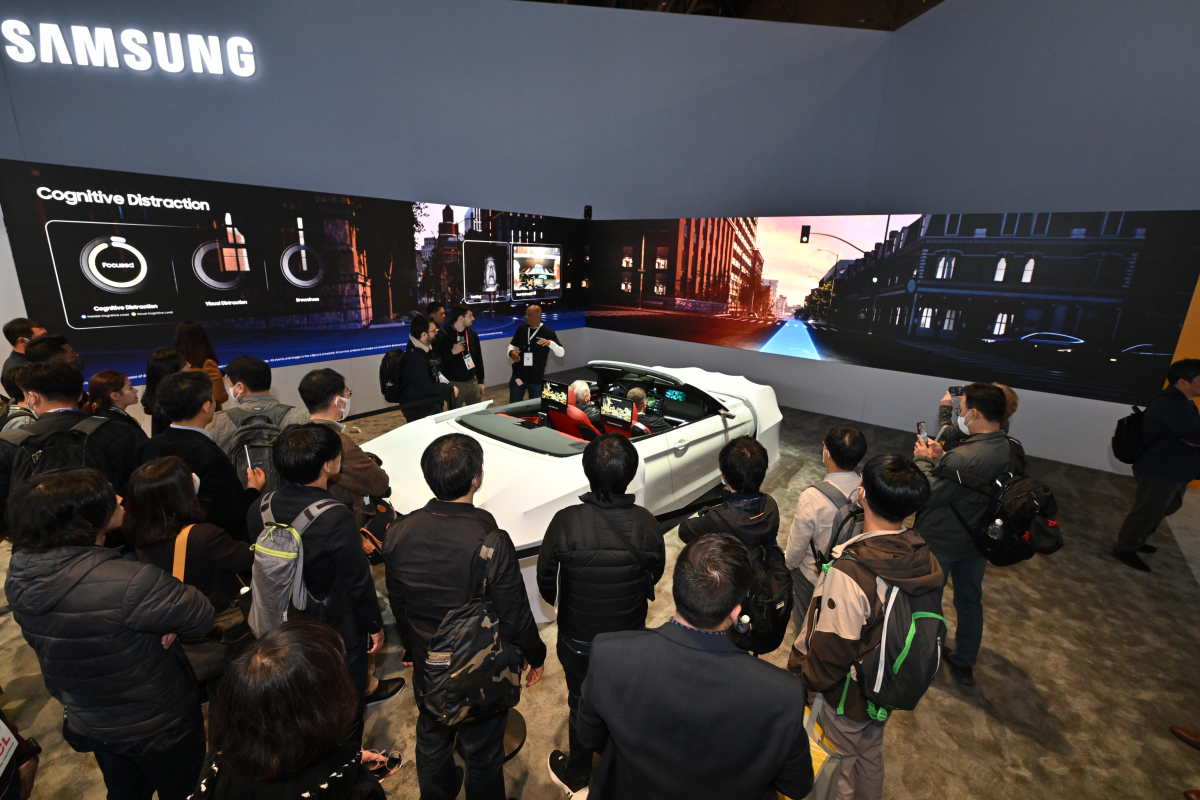 ▲'CES 2023' 삼성전자 전시관에 마련된 레디 케어. (사진제공=삼성전자)