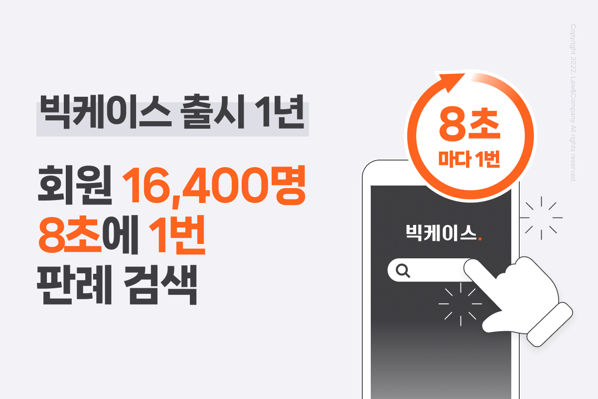 ▲빅케이스 출시 1년만에 회원 1만 6000명 가입 (사진제공=로앤컴퍼니)