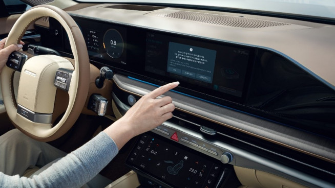 ▲현대자동차 디 올 뉴 그랜저 실내사진 (자료 = 코나아이)