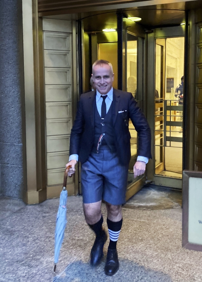 ▲세계적 패션 디자이너 톰 브라운 (AP연합뉴스)