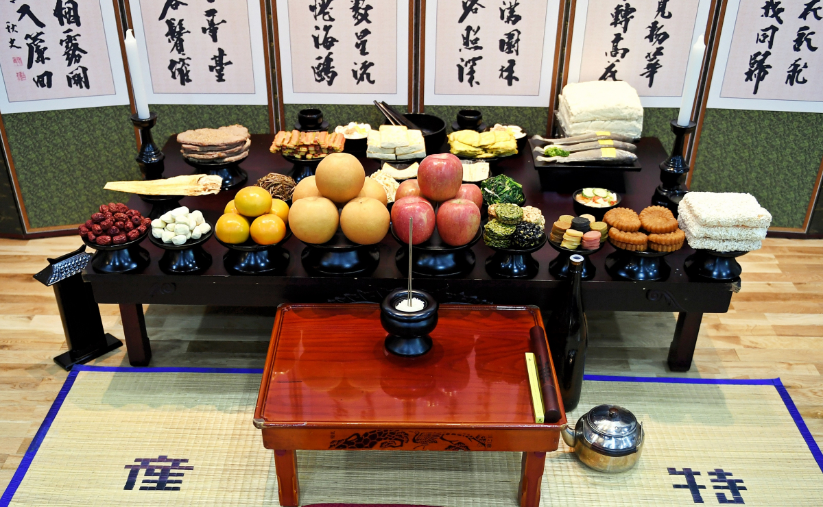 ▲전통 차례상 (사진제공=한국농수산식품유통공사)