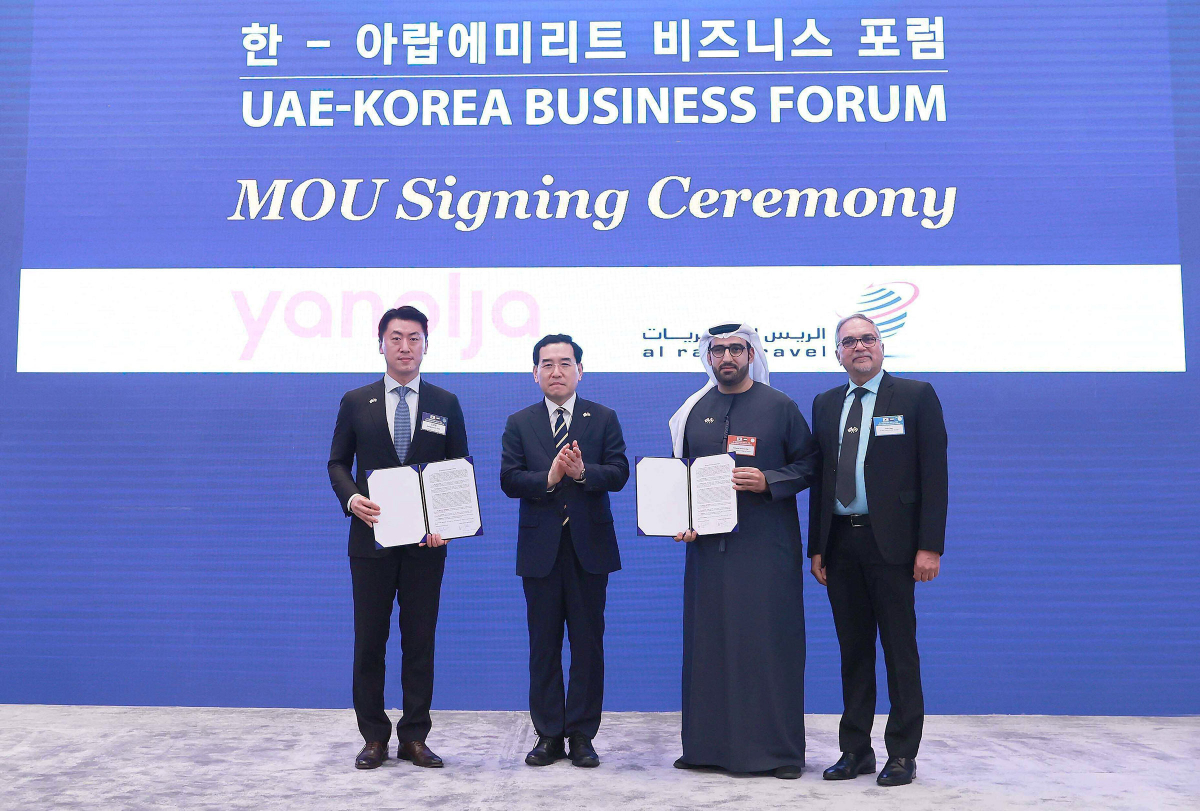▲‘알 라이즈 트래블 그룹’‧‘위고 그룹’과 업무 협약 (사진제공=야놀자클라우드)