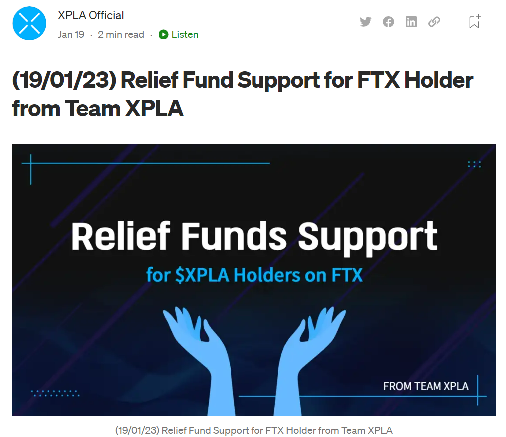 ▲엑스플라 팀은 공지를 통해 오는 24일 오후 10시부터 일주일 간 '거버넌스 제안 및 투표'를 진행한다고 알렸다. (출처=엑스플라 공식 미디움)