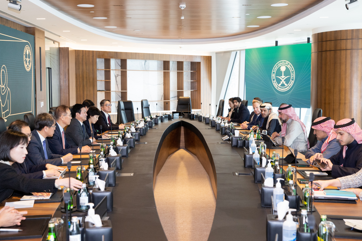 ▲야시르 빈 오스만 알-루마이얀 국부펀드 총재와 면담 (자료제공=국토교통부)