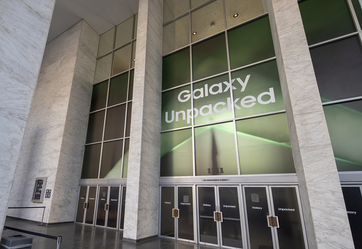 ▲2월 1일 갤럭시 언팩이 개최되는 미국 샌프란시스코 머소닉 오디토리움의 전경 (사진제공=삼성전자)