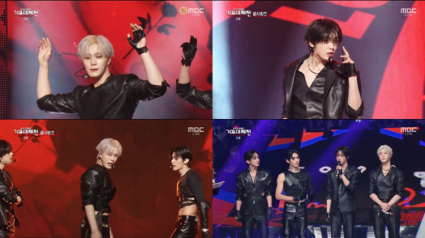 ▲문빈&산하(ASTRO)(사진 = ‘2022 MBC 가요대제전’ 방송 화면 캡처)