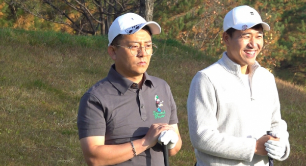 ▲'미우새' 골프장에 모인 김준호, 김종민(사진제공=SBS)