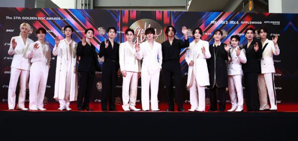 ▲그룹 세븐틴(사진제공=골든디스크 사무국)