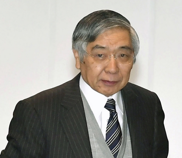 ▲구로다 하루히코 일본은행 총재(AP뉴시스)
