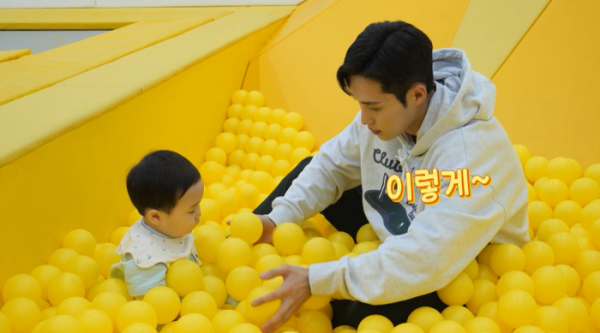 ▲'슈돌' 김준호 아들 은우(사진제공=KBS 2TV)