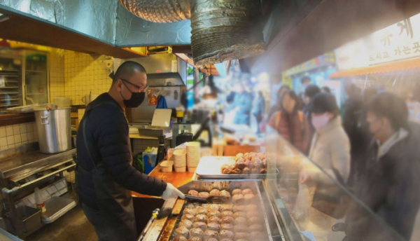 ▲'서민갑부' 영천시장 야구공 모양 떡갈비(사진제공=채널A)