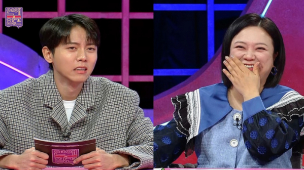 ▲주우재, 김숙(사진=KBS Joy '연애의 참견')