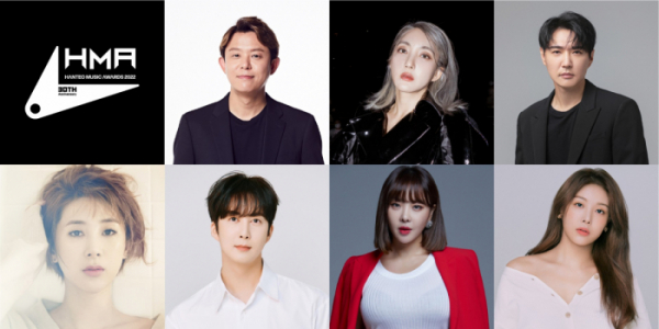 ▲토니안, 바다, 데니안, 서인영, 김형준, 나르샤, 유빈(사진=한터글로벌 제공)