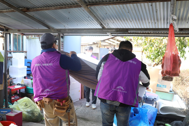 ▲주거환경 개선 사업 (자료 = 강원랜드)