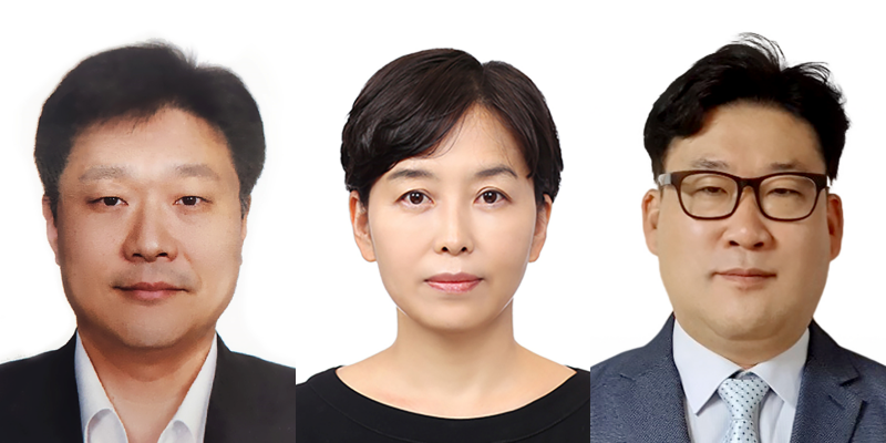 ▲(왼쪽부터) 유광준 글로벌사업부 전무, 이우선 의학본부 상무, 이재철 필러생산실 이사. (사진제공=메디톡스)