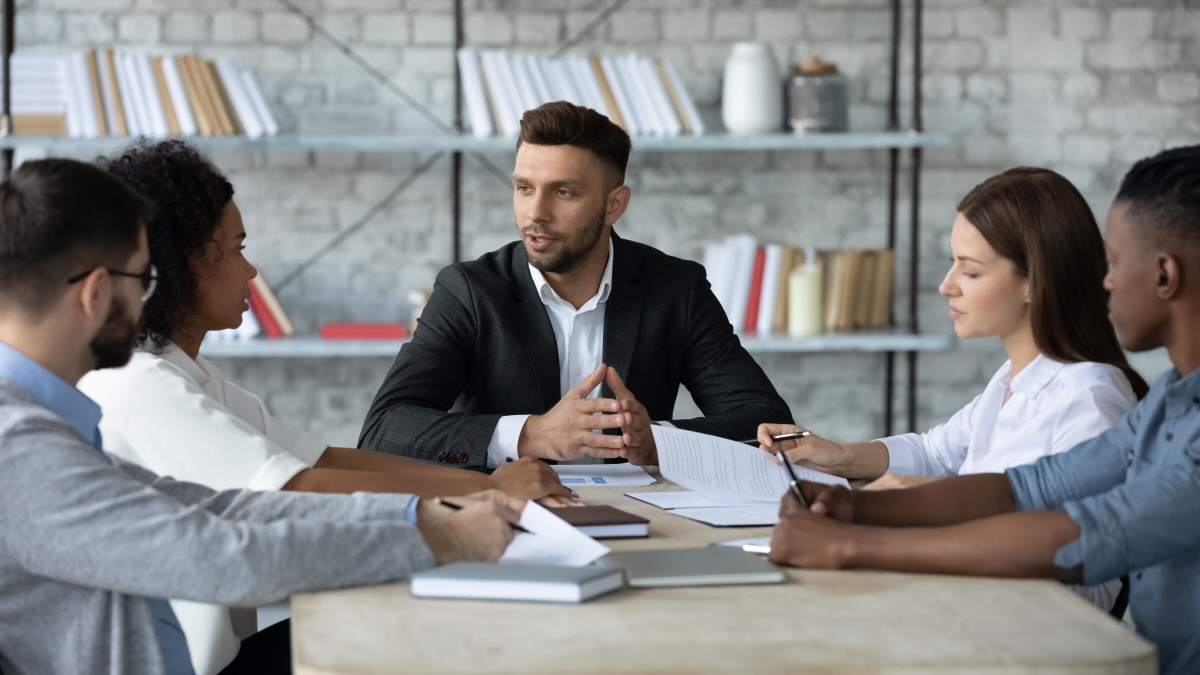 ▲회의하는 모습. 출처 게티이미지뱅크
